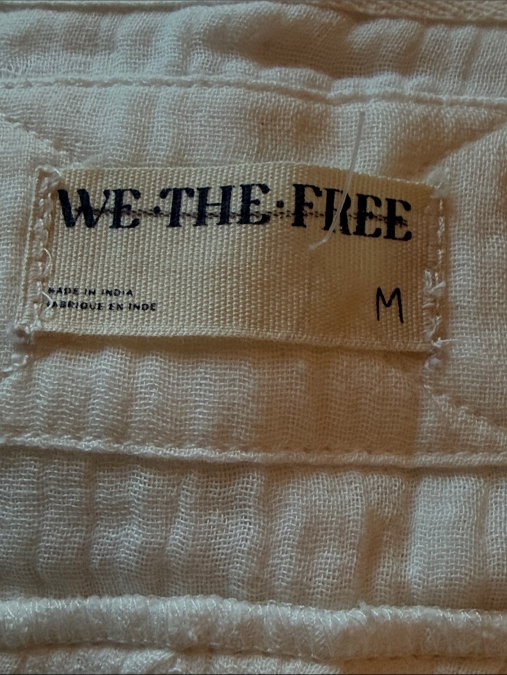 NEW we the free/ free people Long Sleeve Gauze Button Up Top Size M - Picture 3 of 6